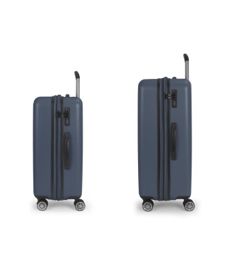 Set 2 Maletas M-L Gabol Future Plus Azul Marino 2