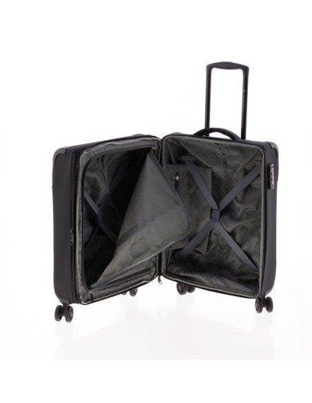 Trolley Cabina Blando Gladiator Helios Negro Maletas Cabi...
