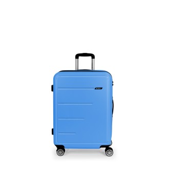 Maleta Trolley Mediana Gabol Future Plus Celeste