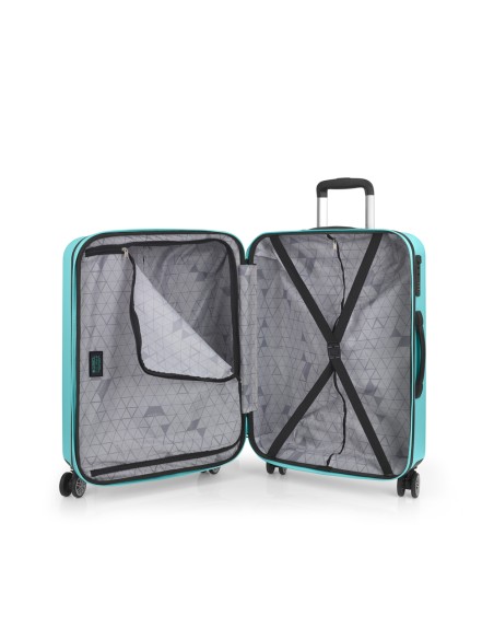 Maleta Trolley Mediana Gabol Future Plus Turquesa Maleta Trolley Mediana Gabol Future Plus Turquesa