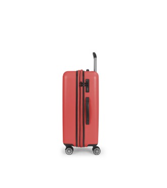 Maleta Trolley Mediana Gabol Future Plus Coral 2