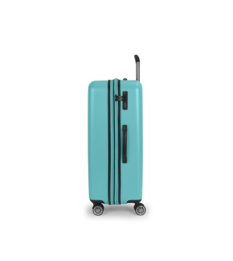 Maleta Trolley Grande Gabol Future Plus Turquesa 2