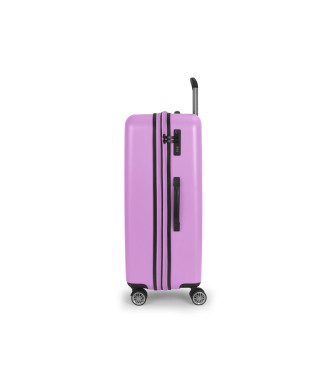 Maleta Trolley Grande Gabol Future Plus Rosa 2