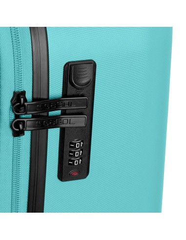 Maleta Trolley Cabina 2R Gabol Future Plus Turquesa