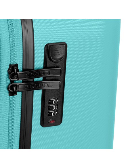 Maleta Trolley Cabina 2R Gabol Future Plus Turquesa Maleta Trolley Cabina 2R Gabol Future Plus Turquesa