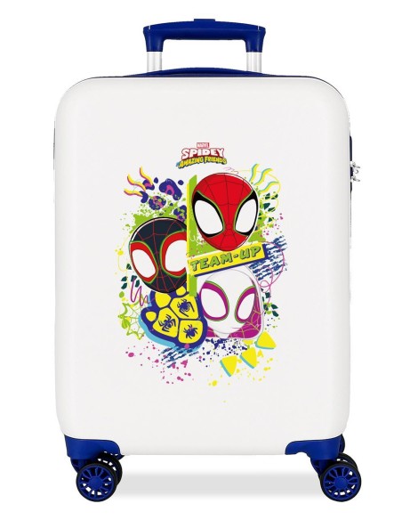 2121142 TROLLEY ABS 55CM. 4R. SPIDEY TOGETHER BLANCO 2121142 TROLLEY ABS 55CM. 4R. SPIDEY TOGETHER BLANCO