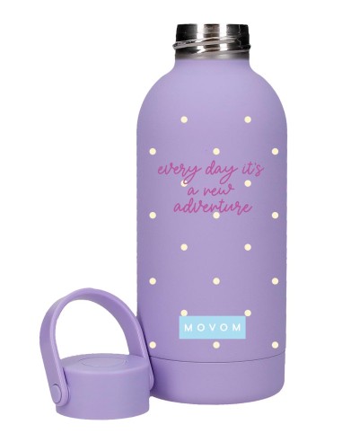 3183146 BOTELLA TÉRMICA 350 ML. MOVOM NEW ADVENTURESS LILA