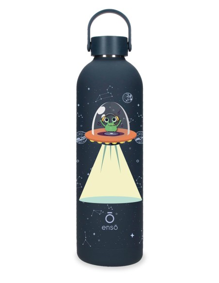 992312B BOTELLA TÉRMICA 750 ML. ENSO MAGICAL ALIEN SPACE NEG