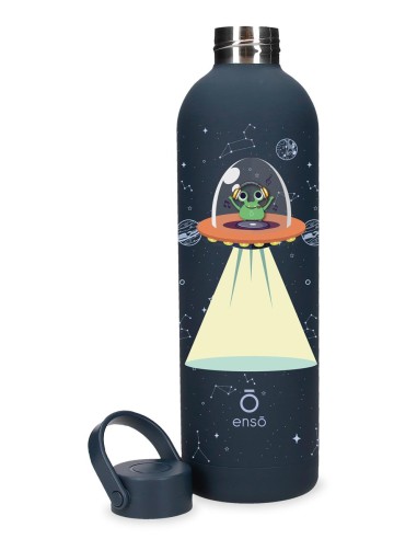 992312B BOTELLA TÉRMICA 750 ML. ENSO MAGICAL ALIEN SPACE NEG