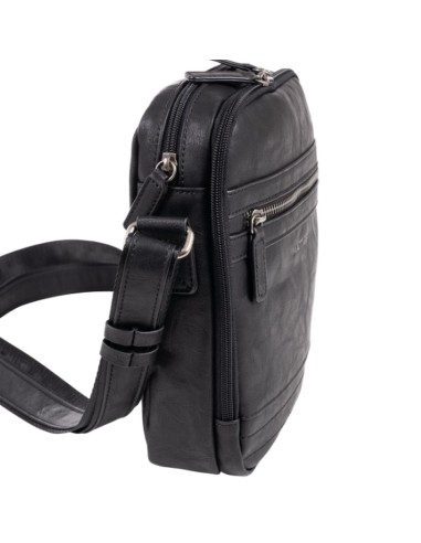 Bolso Bandolera Doble Juvenil Matties 40170-20 Negro