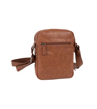Bolso Bandolera Doble Juvenil Matties 40170-12 Cuero 2