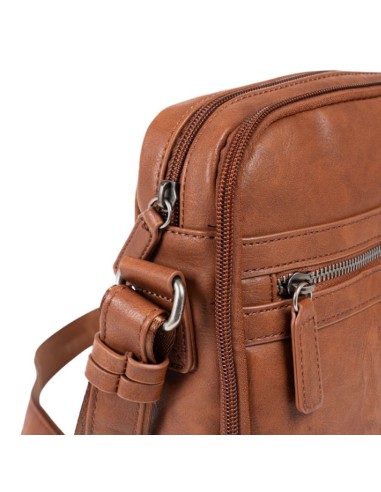 Bolso Bandolera Doble Juvenil Matties 40170-12 Cuero