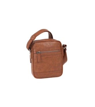 Bolso Bandolera Doble Juvenil Matties 40171-12 Cuero