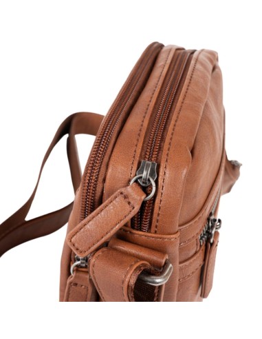 Bolso Bandolera Doble Juvenil Matties 40171-12 Cuero