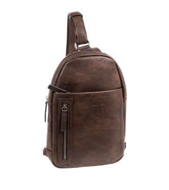 Mochila Bandolera Verota Matties 40180-80 Marrón