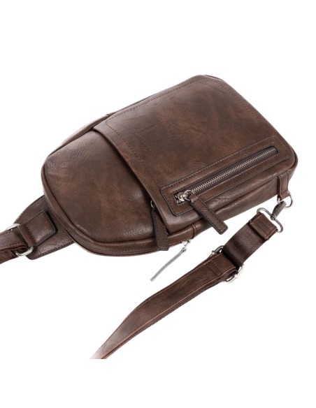 Mochila Bandolera Verota Matties 40180-80 Marrón Mochila Bandolera Verota Matties 40180-80 Marrón