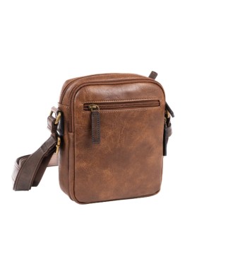 Bolso Bandolera Doble Verota Matties 40184-12 Cuero 2