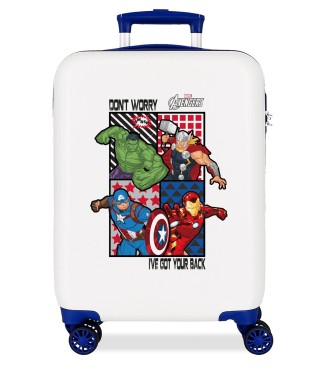 2471166 TROLLEY ABS 55CM. 4R. ALL AVENGERS BLANCO