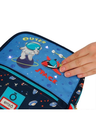 95921T1 MOCHILA ADAP. 25CM. C/CARRO. ENSO OUTER SPACE