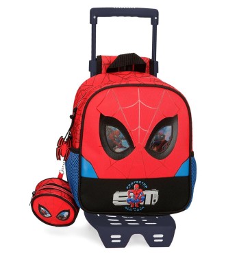 28320T1 MOCHILA ADAP. 25CM. C/CARRO. SPIDERMAN PROTECTOR