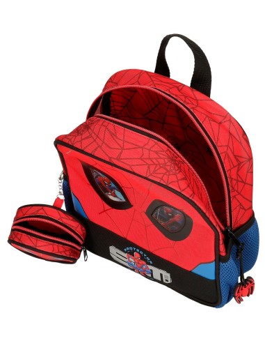 28320T1 MOCHILA ADAP. 25CM. C/CARRO. SPIDERMAN PROTECTOR