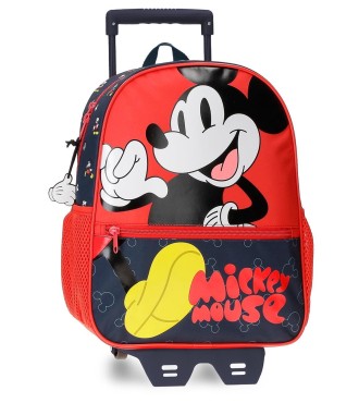 47322T1 MOCHILA ADAP. 33CM. C/CARRO. MICKEY MOUSE FASHION