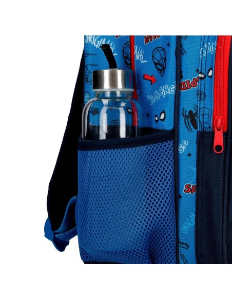 49120T1 MOCHILA ADAP. 25CM. C/CARRO. SPIDERMAN TOTALLY AWES
