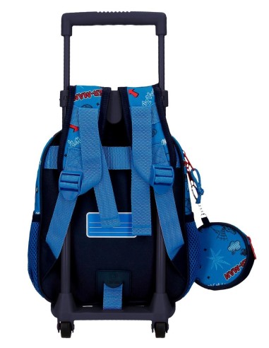 49120T1 MOCHILA ADAP. 25CM. C/CARRO. SPIDERMAN TOTALLY AWES