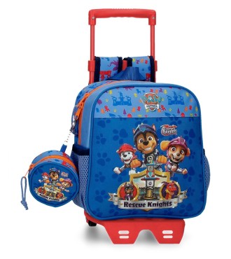 49420T1 MOCHILA ADAP. 25CM. C/CARRO. PAW PATROL RESCUE KNIG