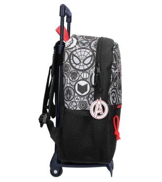 49622T1 MOCHILA ADAP. 32CM. C/CARRO. MARVEL HEROES 2