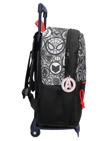 49622T1 MOCHILA ADAP. 32CM. C/CARRO. MARVEL HEROES