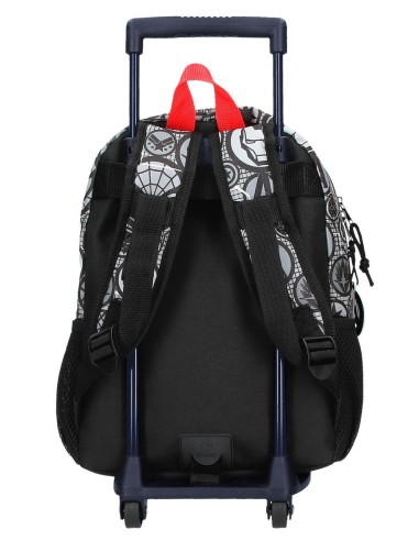 49622T1 MOCHILA ADAP. 32CM. C/CARRO. MARVEL HEROES