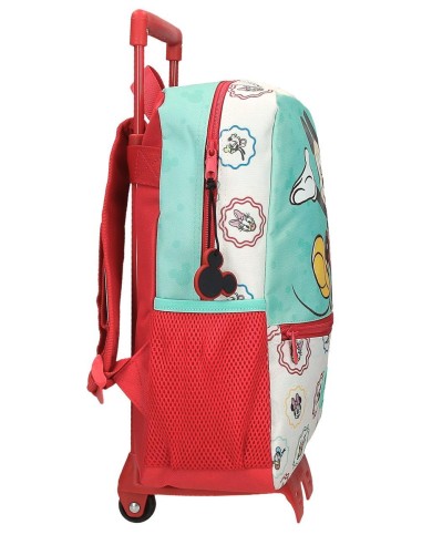 29723T1 MOCHILA ADAP. 32CM. C/CARRO. MICKEY BEST FRIENDS TOG