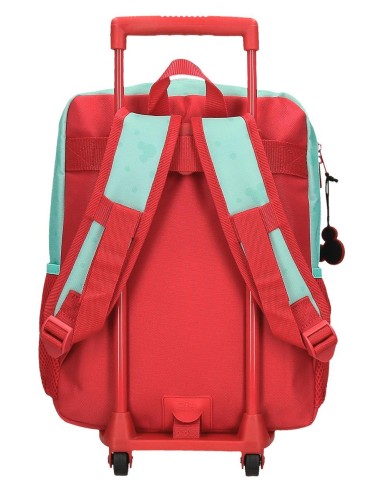 29723T1 MOCHILA ADAP. 32CM. C/CARRO. MICKEY BEST FRIENDS TOG