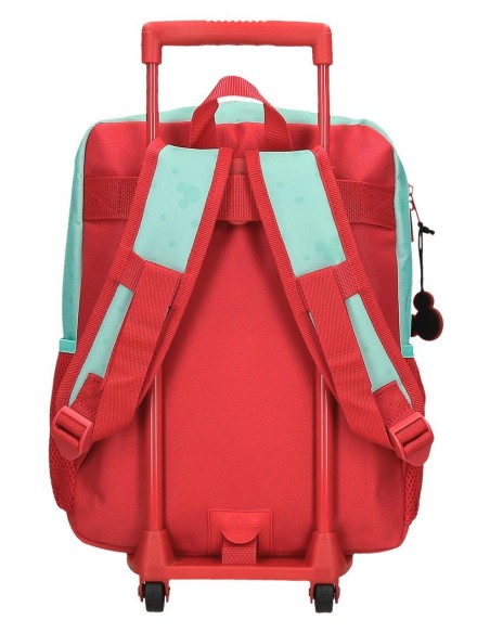 29723T1 MOCHILA ADAP. 32CM. C/CARRO. MICKEY BEST FRIENDS TOG