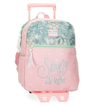 40822T2 MOCHILA ADAP. 33CM. C/CARRO. ROLL ROAD SPRING IS HER