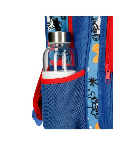 42220T1 MOCHILA ADAP. 25CM. C/CARRO. MICKEY PEEK A BOO