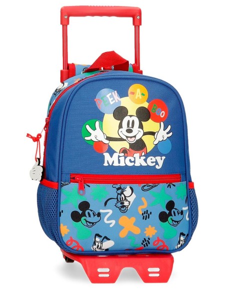42221T1 MOCHILA ADAP. 28CM. C/CARRO. MICKEY PEEK A BOO 42221T1 MOCHILA ADAP. 28CM. C/CARRO. MICKEY PEEK A BOO