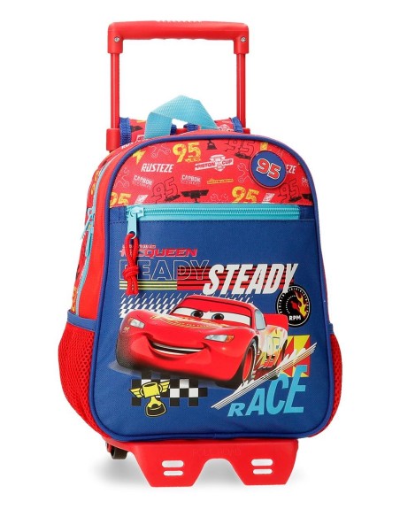 42421T1 MOCHILA ADAP. 28CM. C/CARRO. CARS LETS RACE 42421T1 MOCHILA ADAP. 28CM. C/CARRO. CARS LETS RACE
