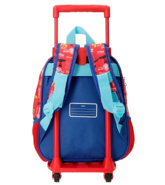 42421T1 MOCHILA ADAP. 28CM. C/CARRO. CARS LETS RACE 2