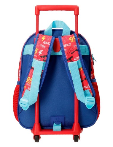 42422T1 MOCHILA ADAP. 33CM. C/CARRO. CARS LETS RACE