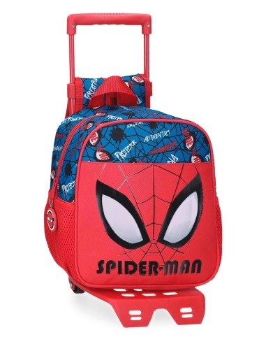 42520T1 MOCHILA ADAP. 25CM. C/CARRO. SPIDERMAN AUTHENTIC