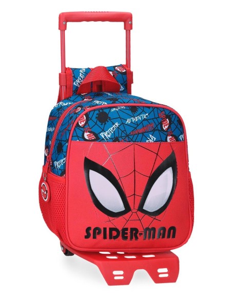 42520T1 MOCHILA ADAP. 25CM. C/CARRO. SPIDERMAN AUTHENTIC 42520T1 MOCHILA ADAP. 25CM. C/CARRO. SPIDERMAN AUTHENTIC