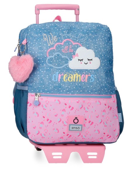 96923T1 MOCHILA ADAP. 32CM. C/CARRO. ENSO DREAMERS
