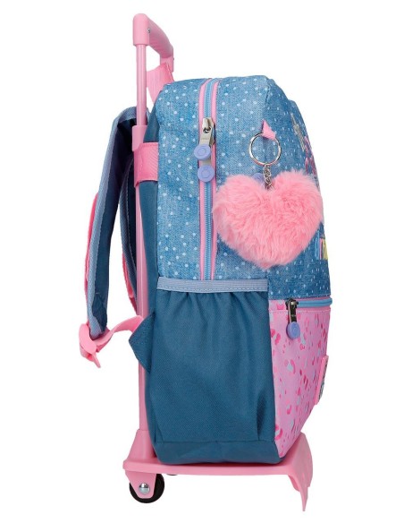 96923T1 MOCHILA ADAP. 32CM. C/CARRO. ENSO DREAMERS