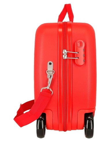 2939821 MALETA INF.ABS 4R.(2 MULTI.). SPIDERMAN URBAN ROJO