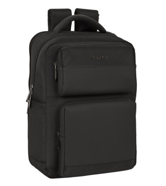 MOCHILA 2 BOLSILLOS PORTATIL 15,6''+USB SAFTA BUSINESS "BLACK" | Co...
