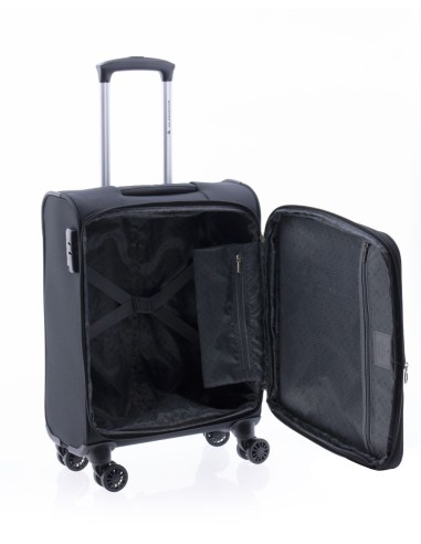 Maleta Cabina Gladiator 3D Negro Maletas viaje | Fraber