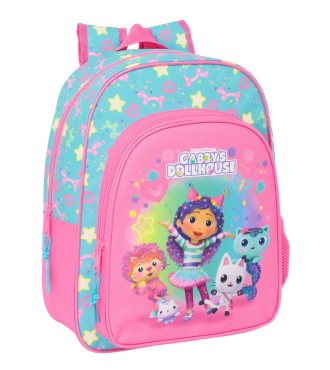 MOCHILA INFANTIL ADAPT.CARRO GABBY'S DOLLHOUSE "CONFETTI"