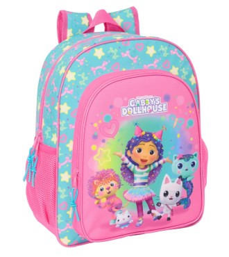 MOCHILA JUNIOR ADAPT.CARRO GABBY'S DOLLHOUSE "CONFETTI"